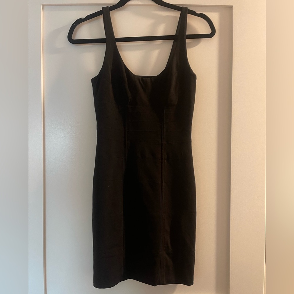BCBG Black Bandage Mini Dress